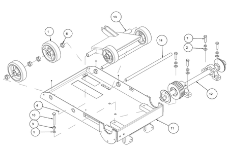 Section 05 Diagram and Parts List for MK-2425KSP 170957 MK Diamond Concrete Saw